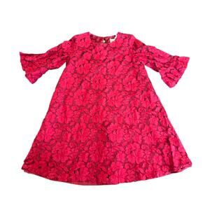 Toffee Apple Red Lace Dress